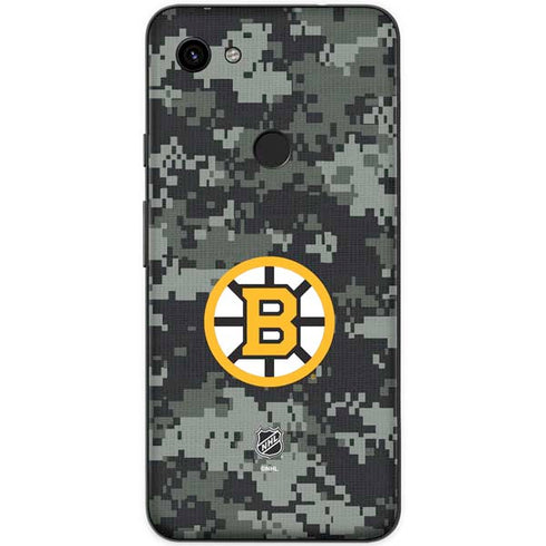 NHL Boston Bruins Camo Google Pixel 3a Skin